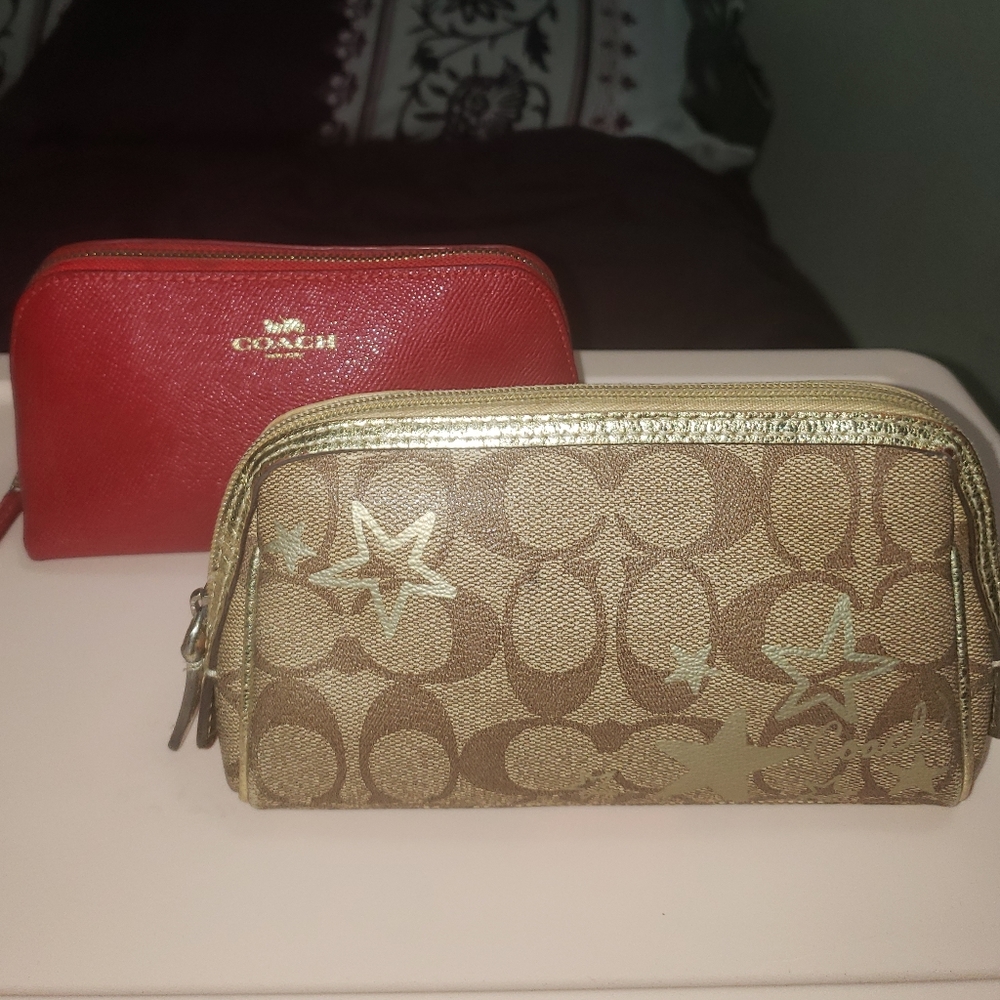 Coach cosmetic case